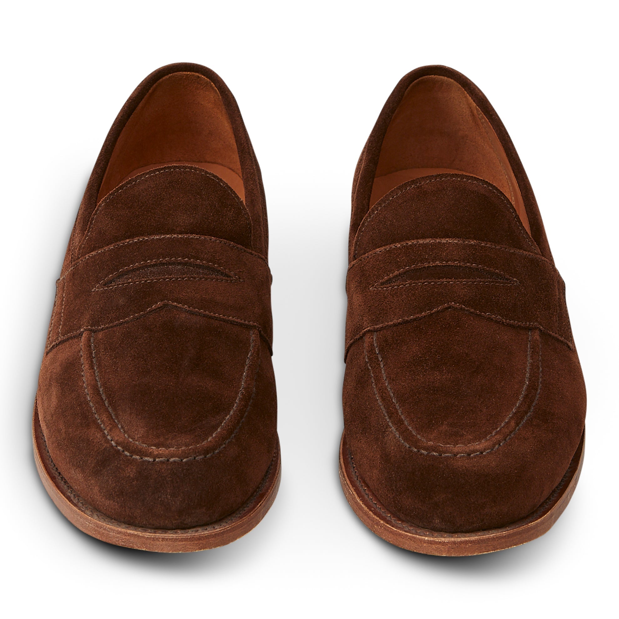 Aldwych Suede Penny LoaferSnuff