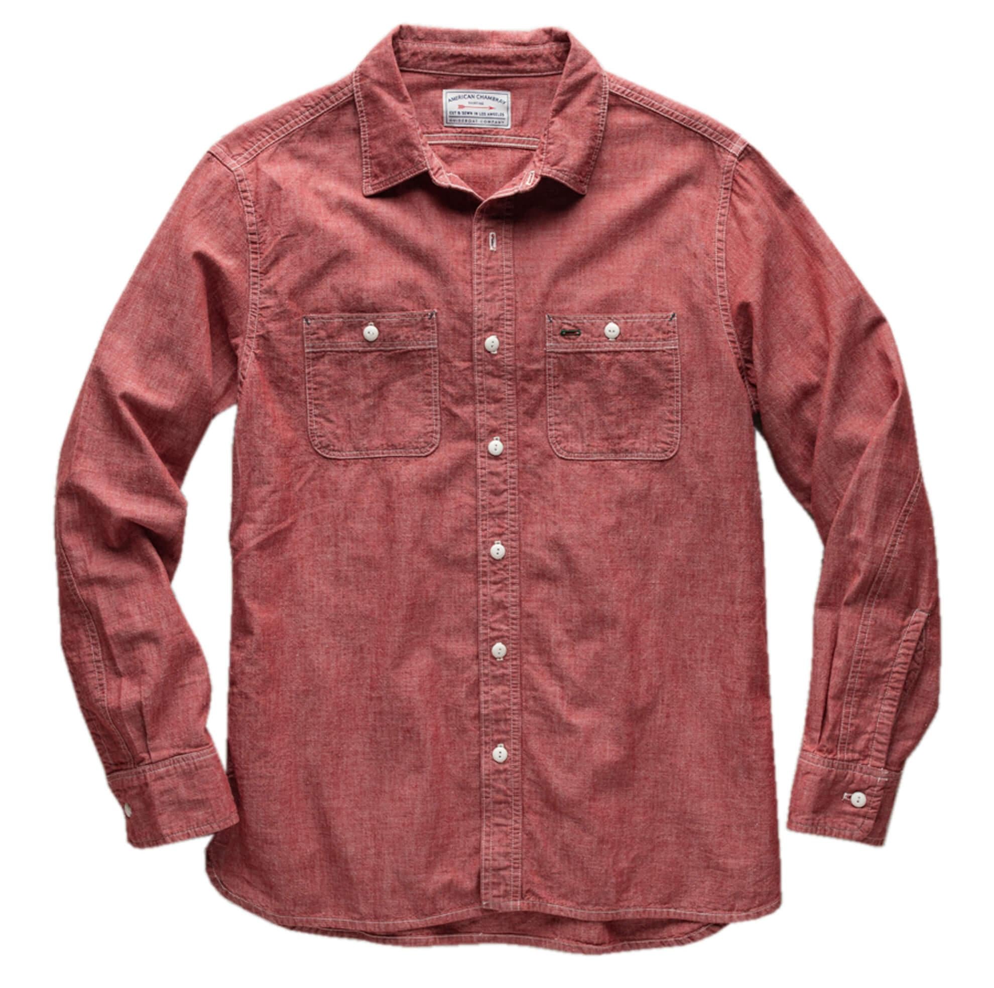 American Chambray ShirtRed