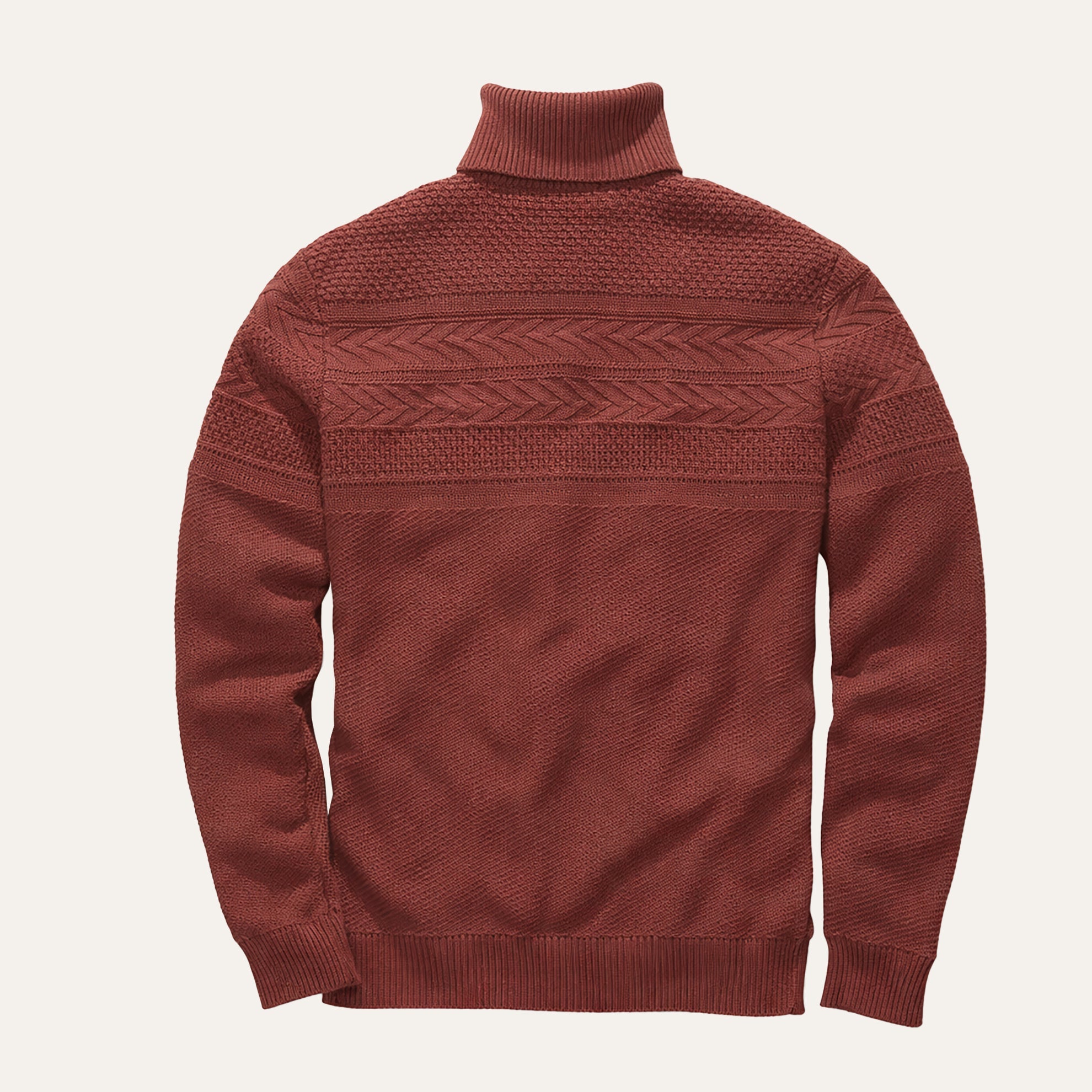 Aran Fisherman's SweaterBrick