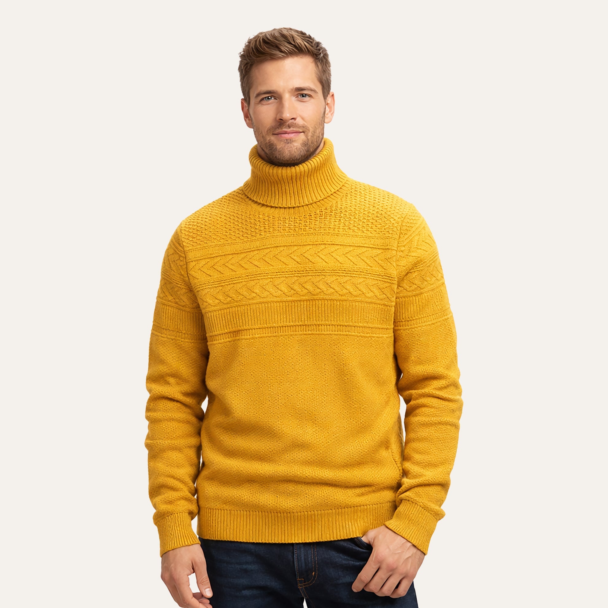 TOUJOURS Fisherman Sweater トゥジュー アランニット Aran Fisherman's Sweater – The J. Peterman Company