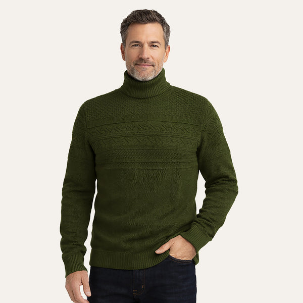 Aran Fisherman's Sweater – The J. Peterman Company
