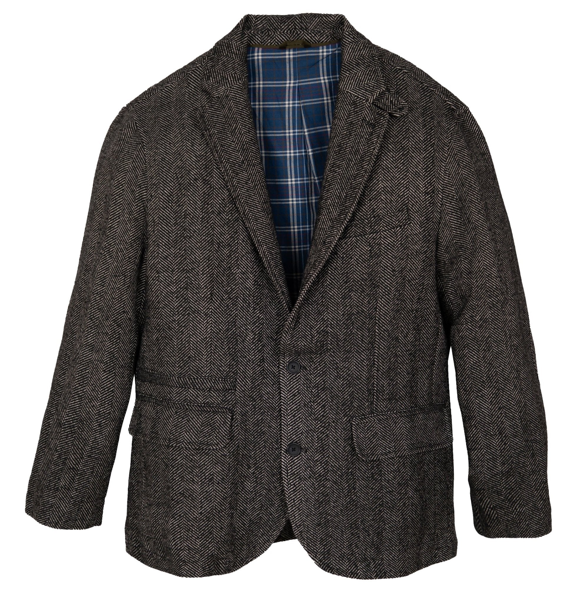 Back East Herringbone BlazerCharcoal