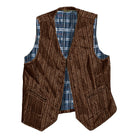 Back East Herringbone VestBrown