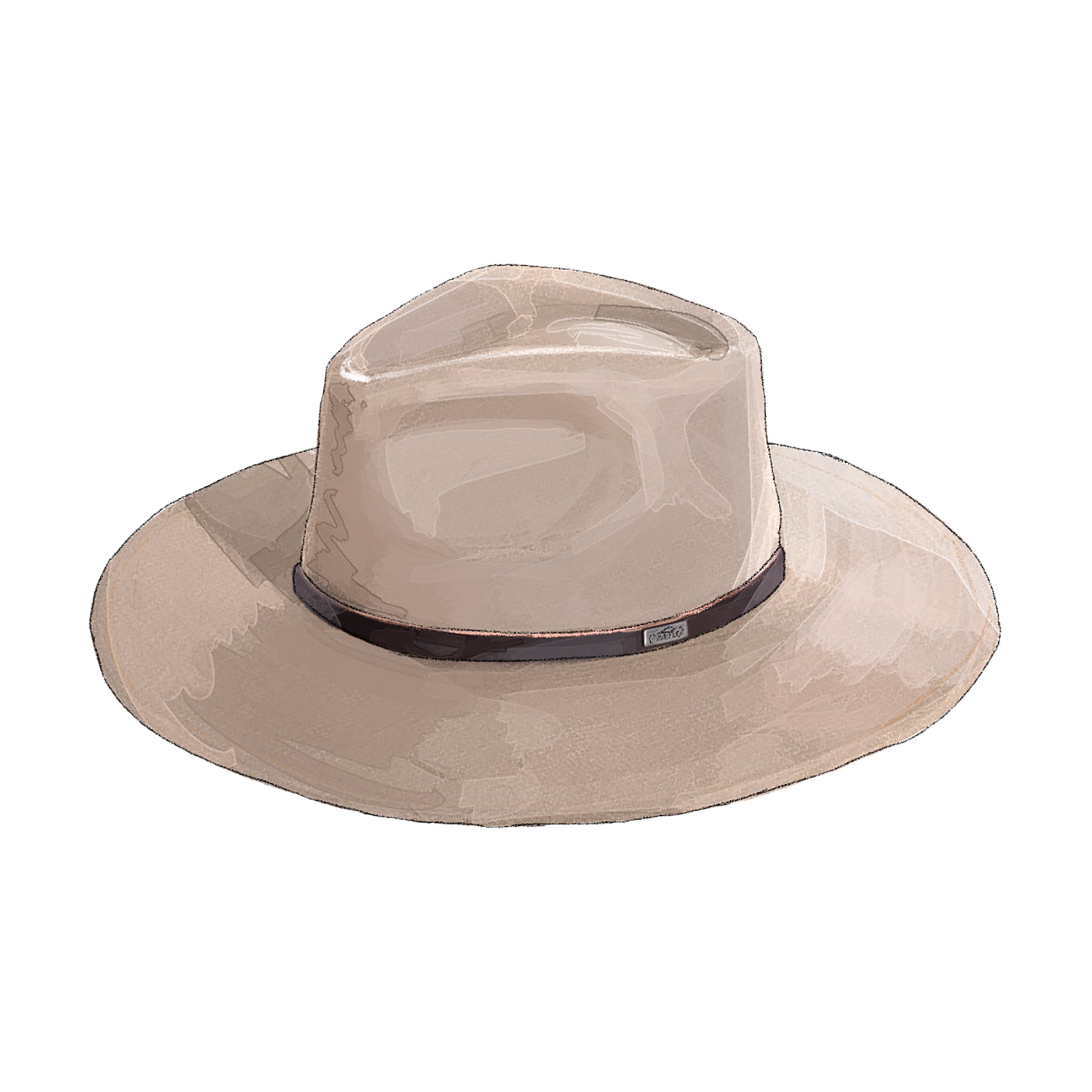 Banjo Paterson Australian Wool HatPutty