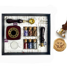 Bead Sealing Wax Kit with 6 colors Sealing Wax Beads, Melting Pot, Candle and SpoonNo Stamp - I'll add my own