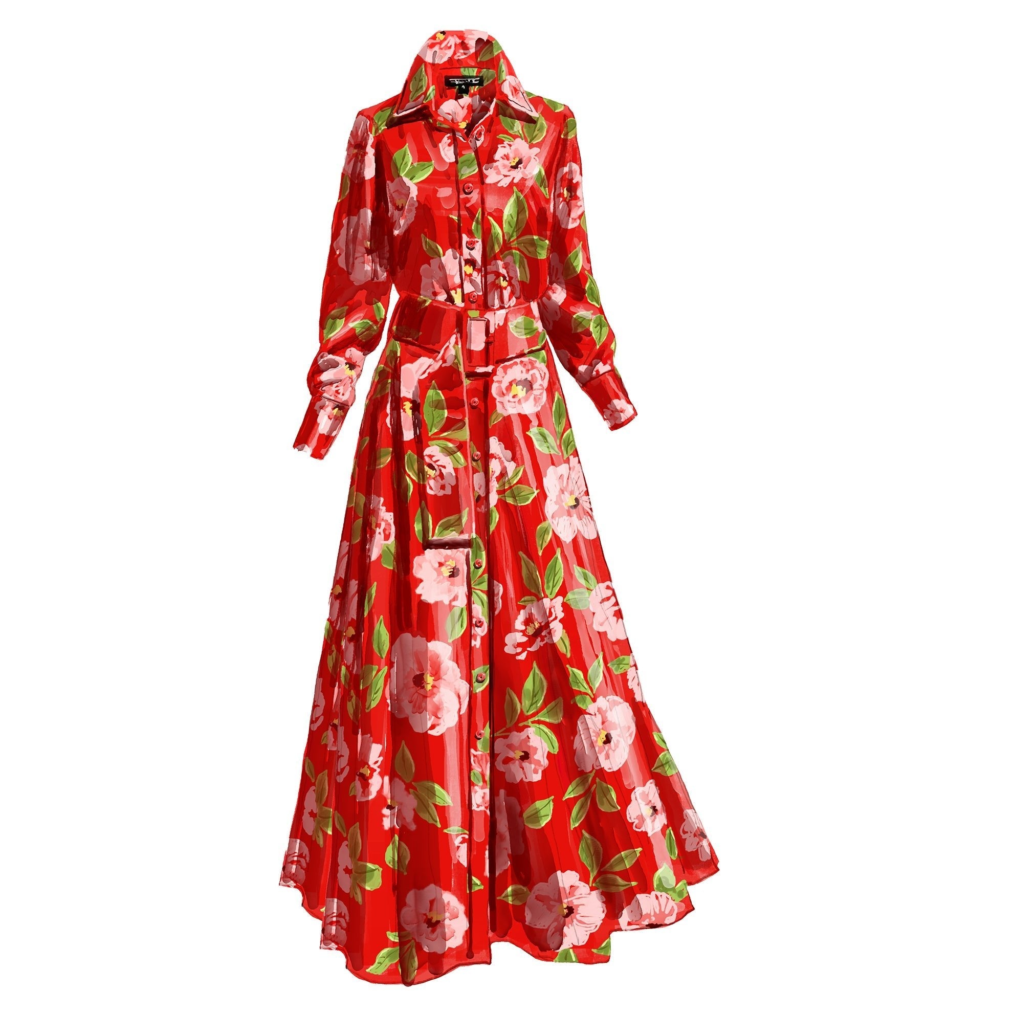 Beguiling Silk Gown - The J. Peterman Company