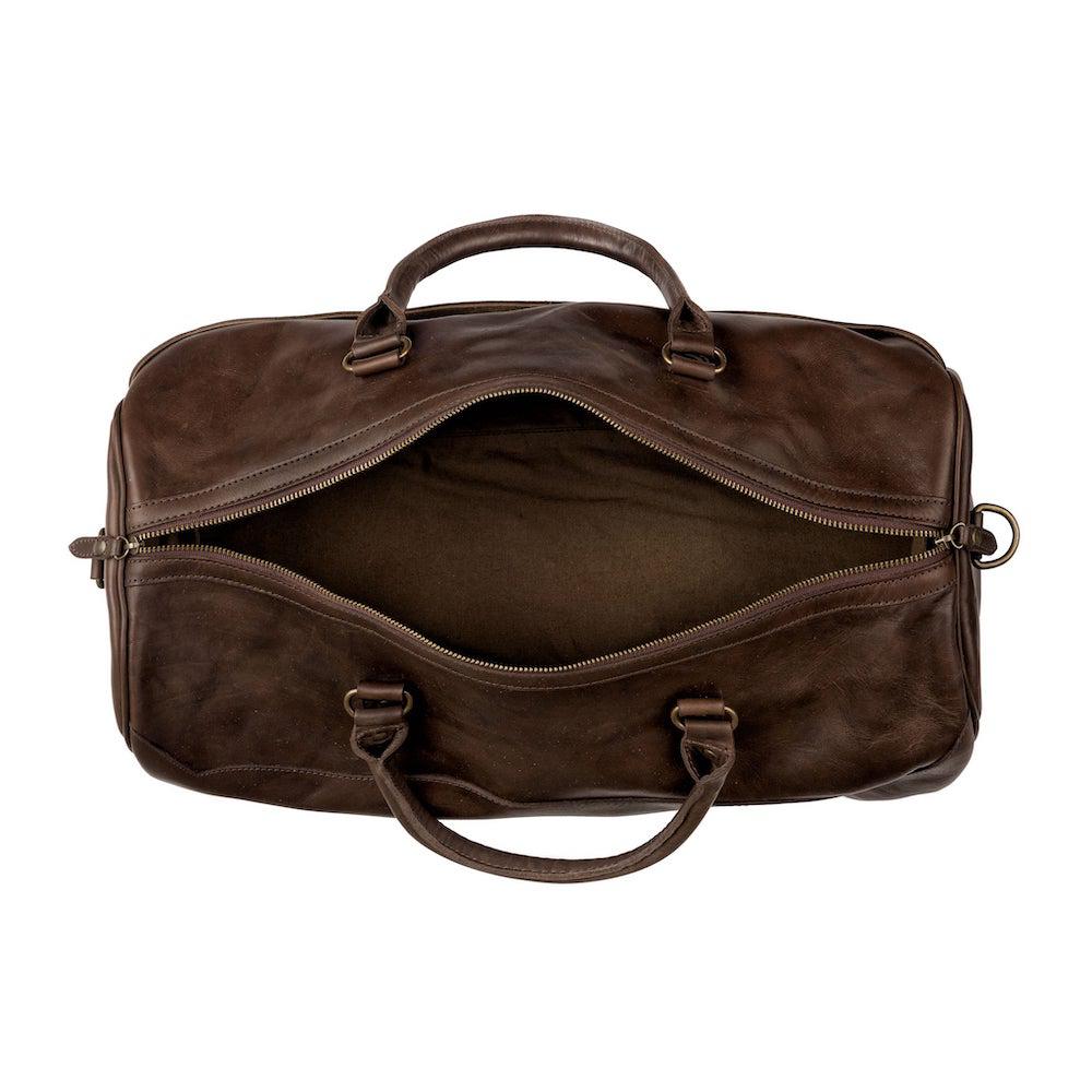 Benjamin Leather Duffle BagWalnut