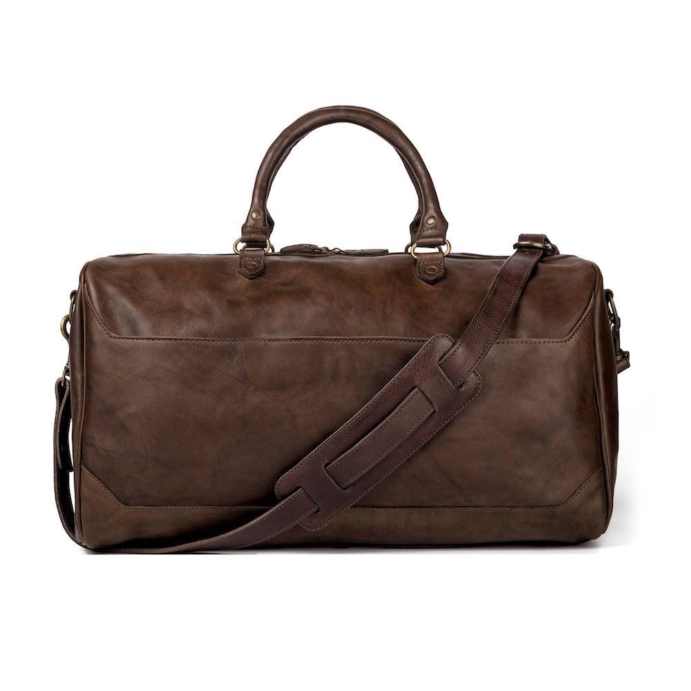 Benjamin Leather Duffle BagWalnut