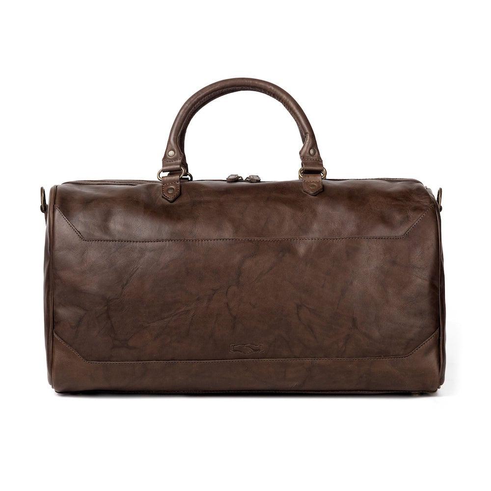 Benjamin Leather Duffle BagWalnut