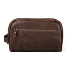 Benjamin Leather Toiletry Wash BagWalnut