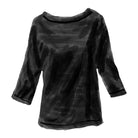 Boatneck Ballet Pima Knit TeeBlack