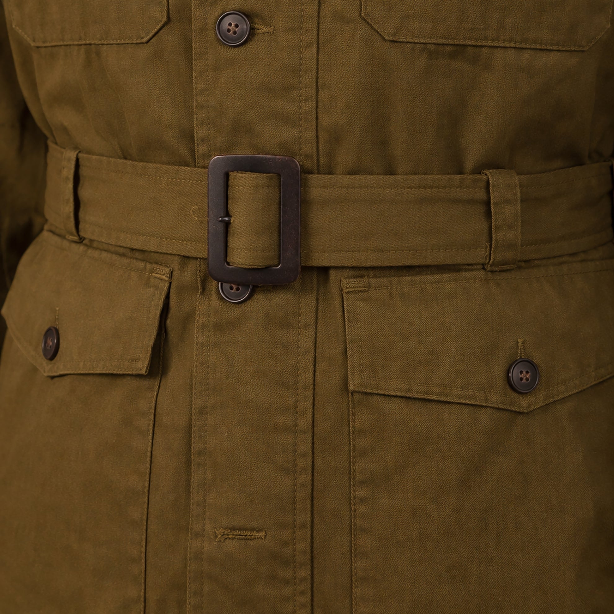 ジャケット・アウター soundman 40s British motorcycle coat 40 SoundmanKinkOliveBritishCyclin