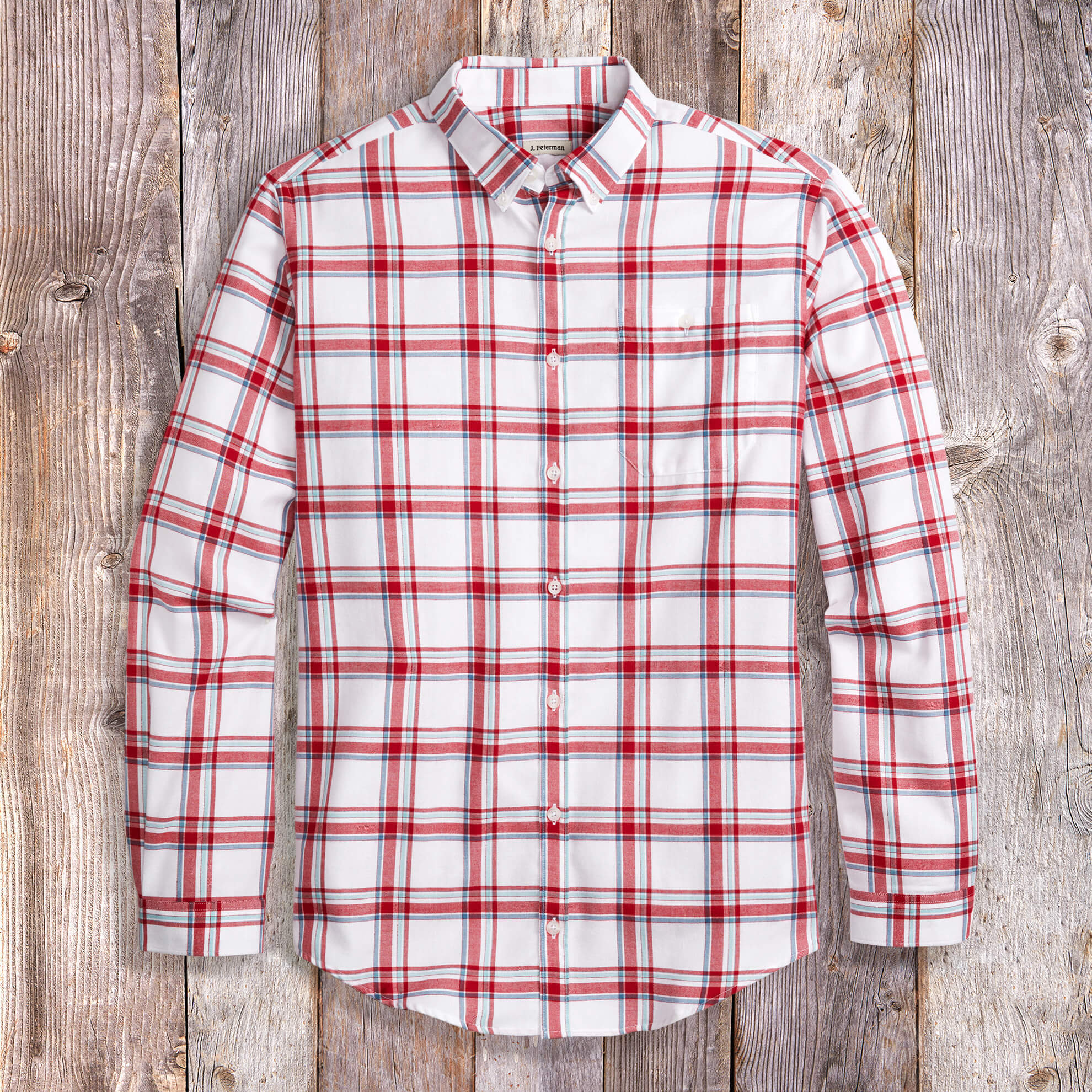 Brushed Flannel ShirtGreen Plaid