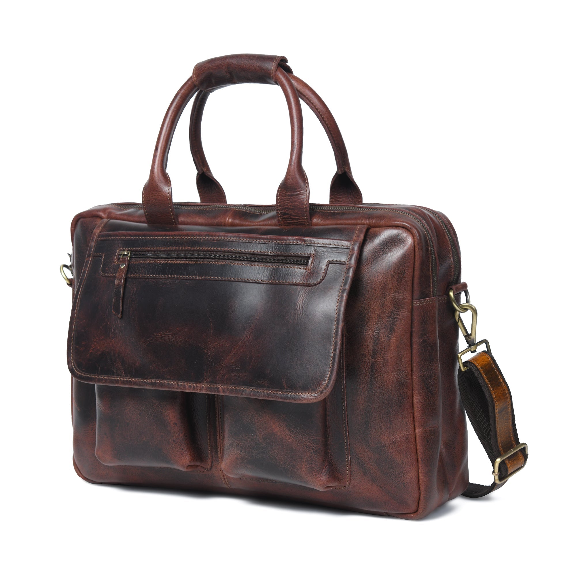 Buffalo Leather Pilot Bag - The J. Peterman Company