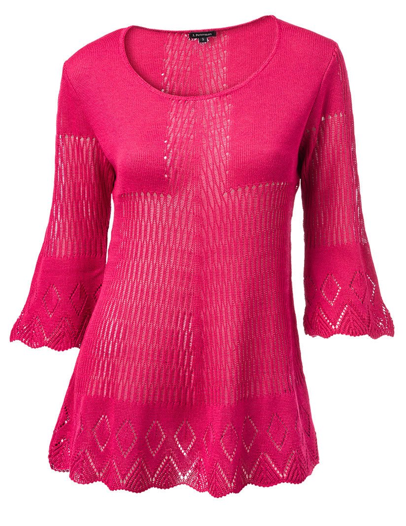 Cabo Mystery Blouse Turquoise SmallFuchsia