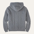 Cashmere Blend Cable HoodieMelange