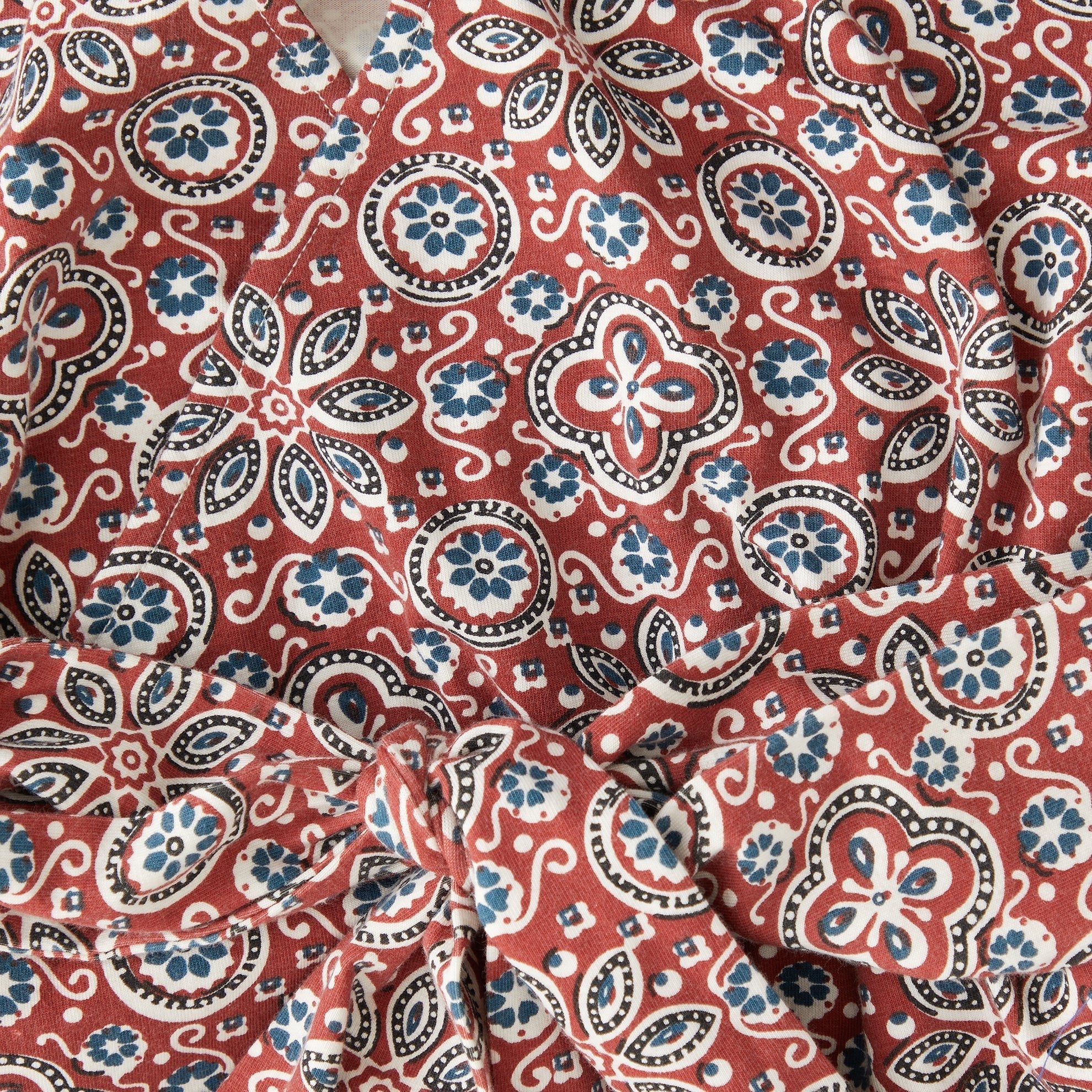 Chloé's Marvelous Printed Wrap Blouse - The J. Peterman Company