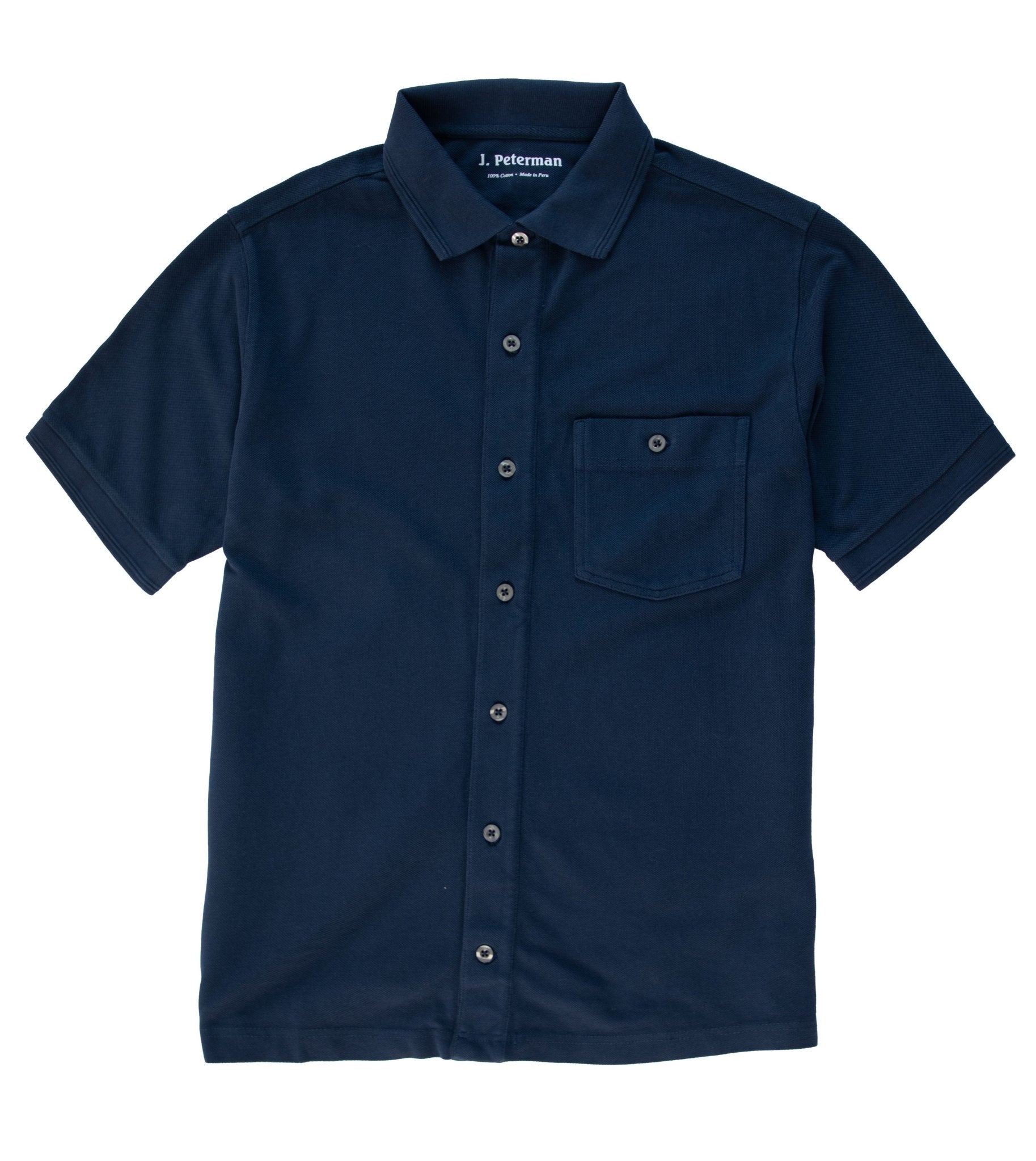 Classic Button - Up PoloStone