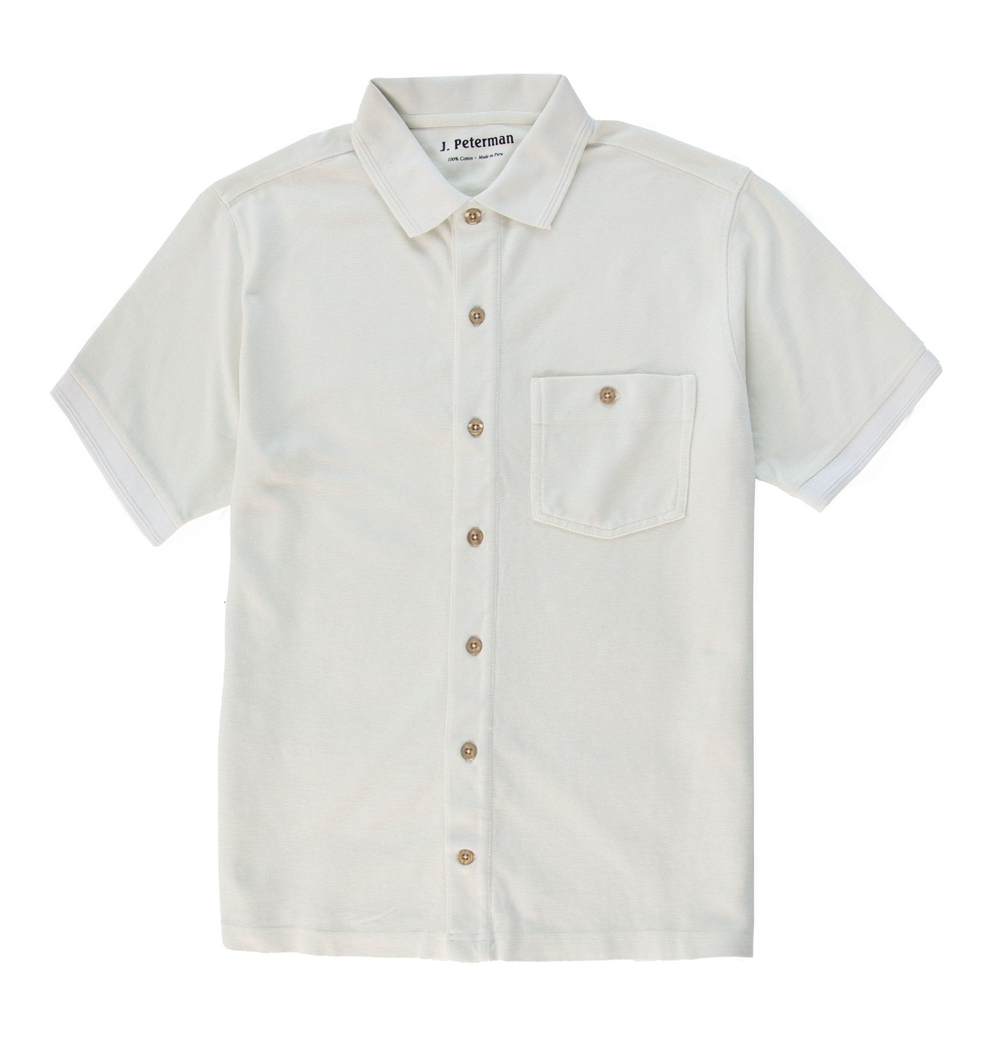 Classic Button - Up PoloStone