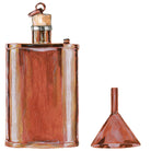 Copper Flask & Funnel SetCopper