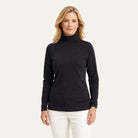Cotton Jersey TurtleneckBlack