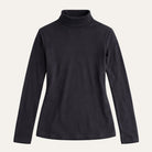 Cotton Jersey TurtleneckBlack