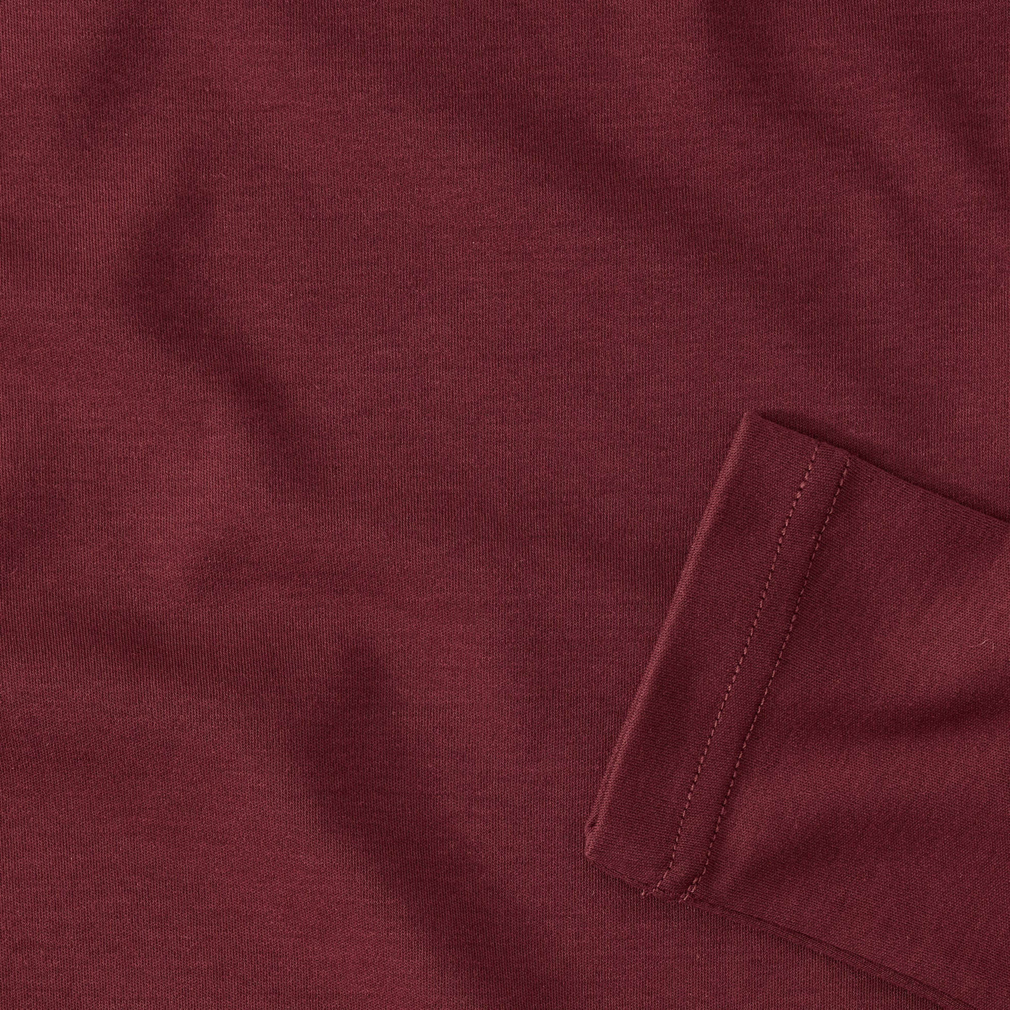 Cotton Jersey TurtleneckBurgundy