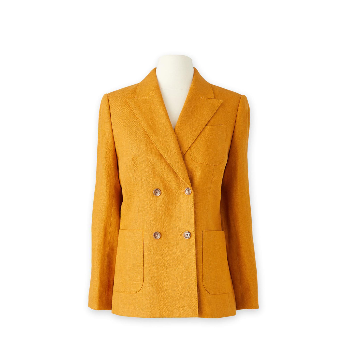 DoubleBreasted Linen Blazer The J. Peterman Company