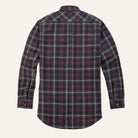 Double Brushed Flannel ShirtBrown Red Plaid
