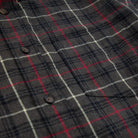 Double Brushed Flannel ShirtBrown Red Plaid