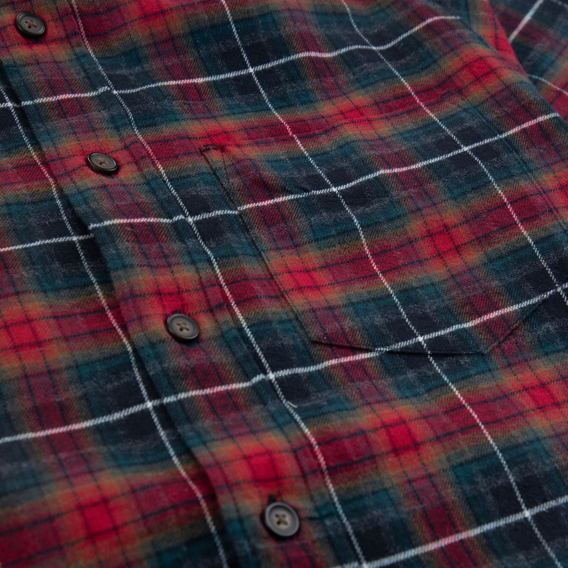 Double Brushed Flannel ShirtRed Tartan Plaid
