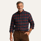 Double Brushed Flannel ShirtRed Tartan Plaid