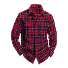 Double Brushed Flannel ShirtRed Tartan Plaid