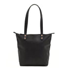 Eden MEDIUM Leather Tote Bag - ZipperedCarbon