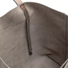 Eden OVERSIZED Leather Tote Bag - ClassicMushroom