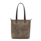 Eden SMALL Leather Tote Bag - ZipperedMushroom
