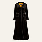 Edwardian Velvet CoatBlack