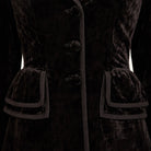 Edwardian Velvet CoatBlack