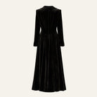 Edwardian Velvet CoatBlack