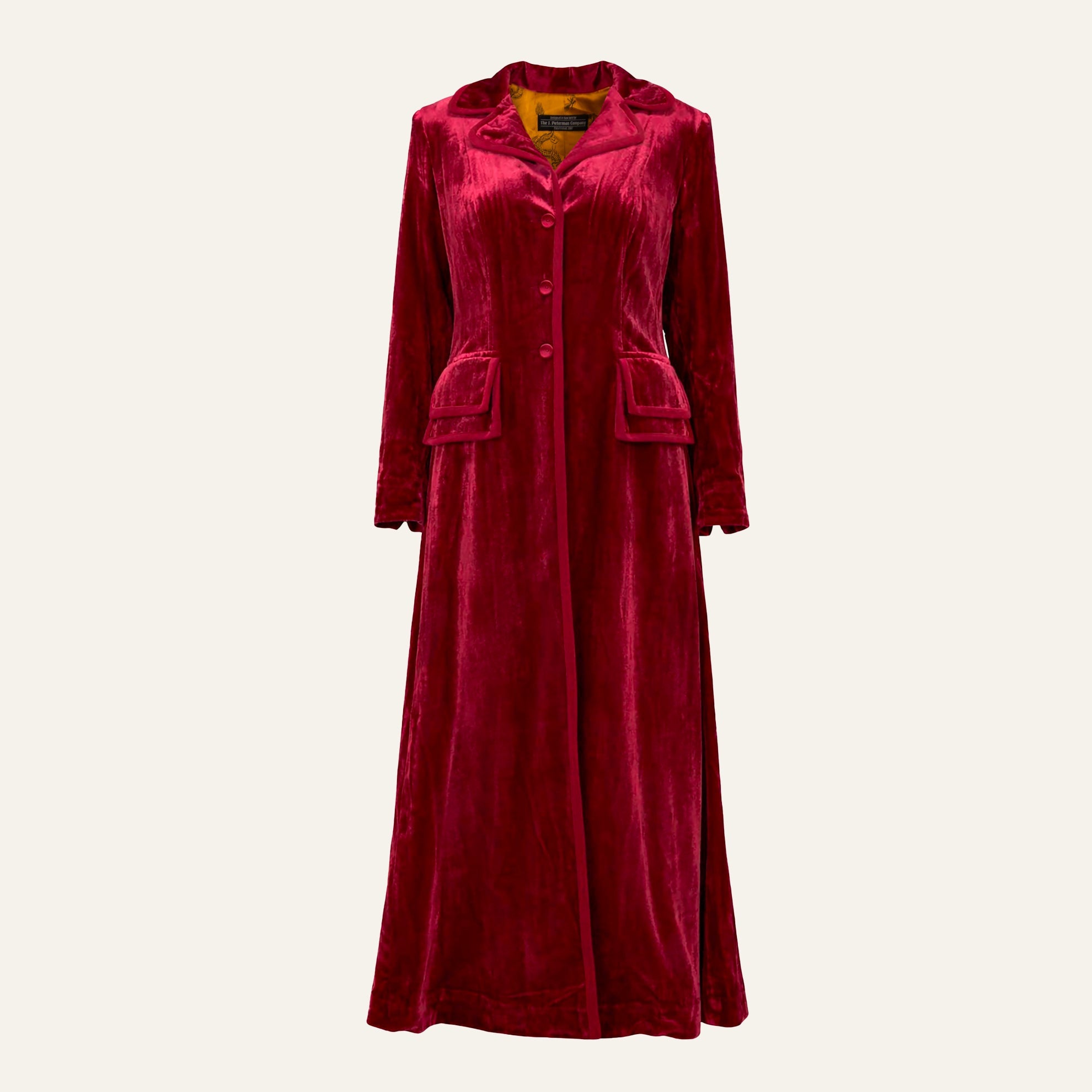Edwardian Velvet CoatBlack Cherry