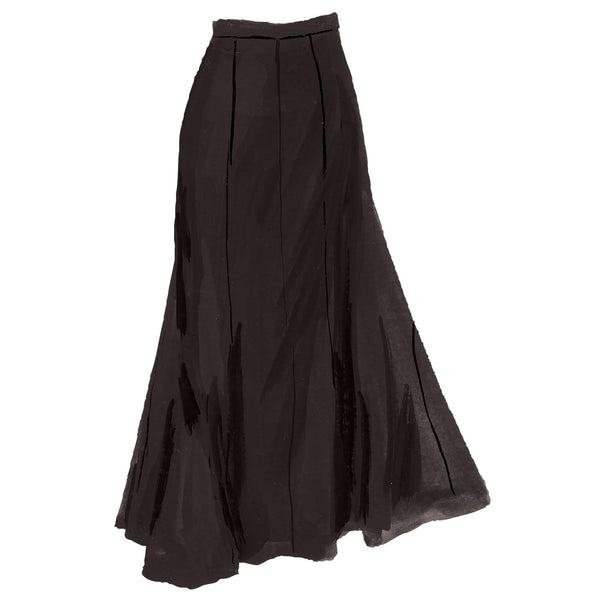 English-Style Trumpet Skirt - The J. Peterman Company