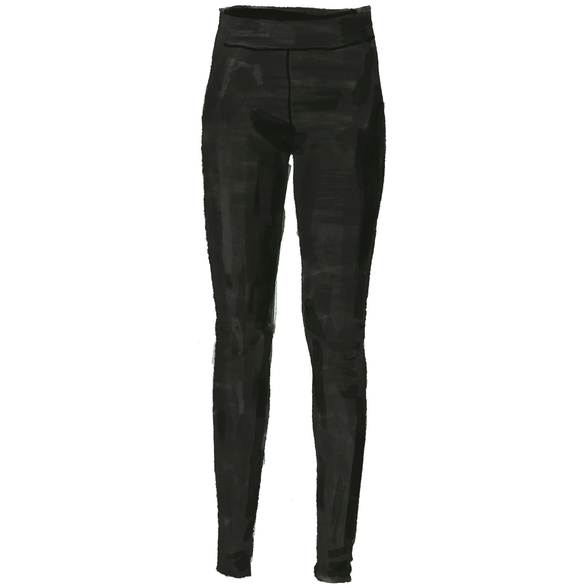 Everyday Casual Stretch LeggingsBlack