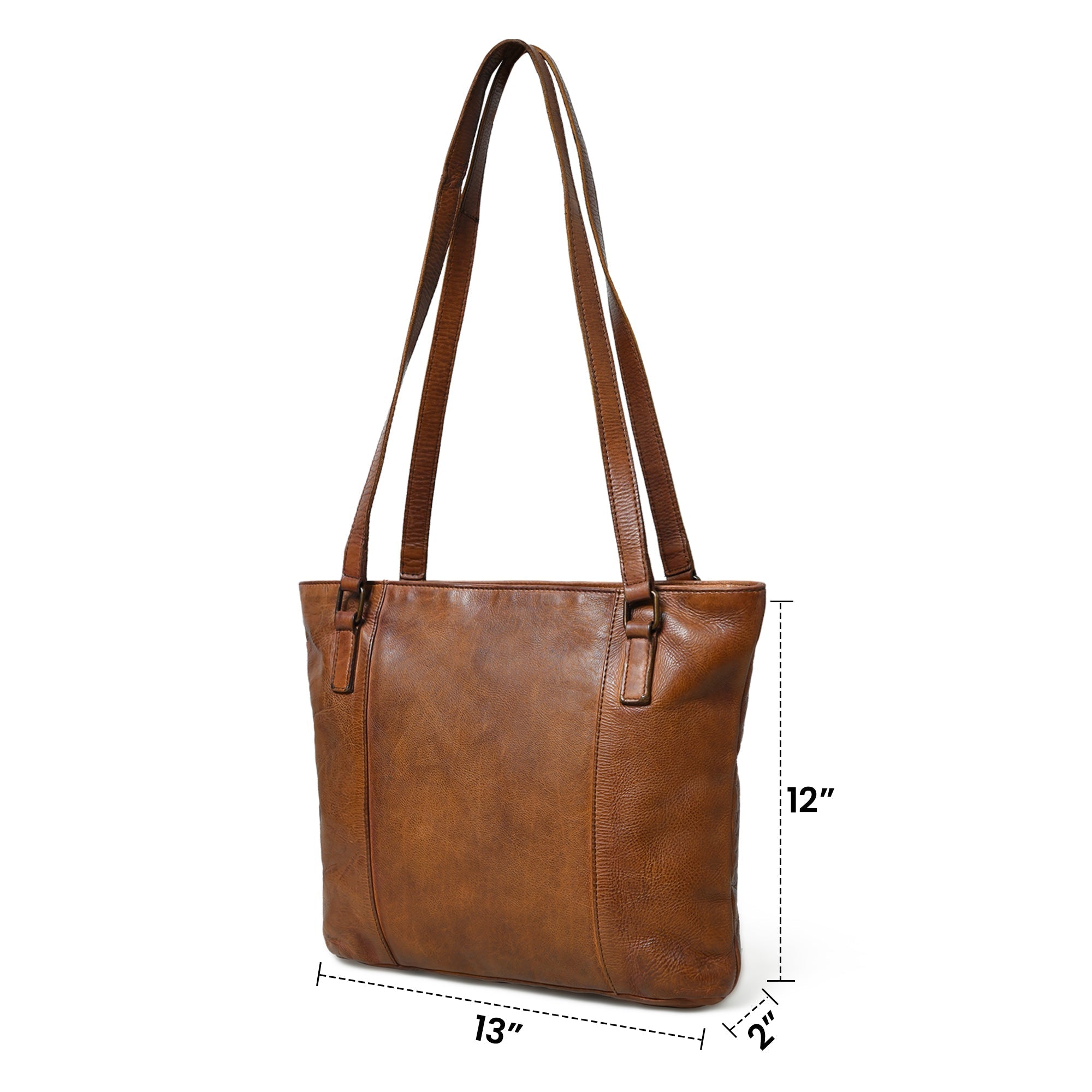 Everyday Elegance Shoulder Tote, Brown