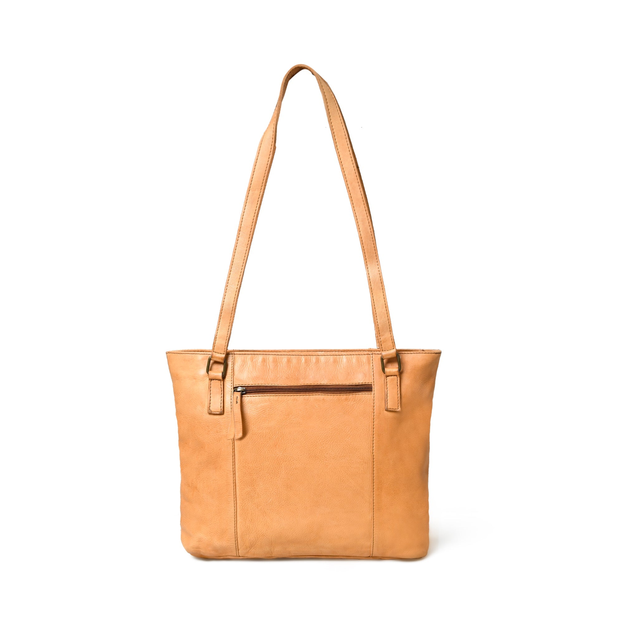 Everyday Elegance Shoulder Tote, Tan