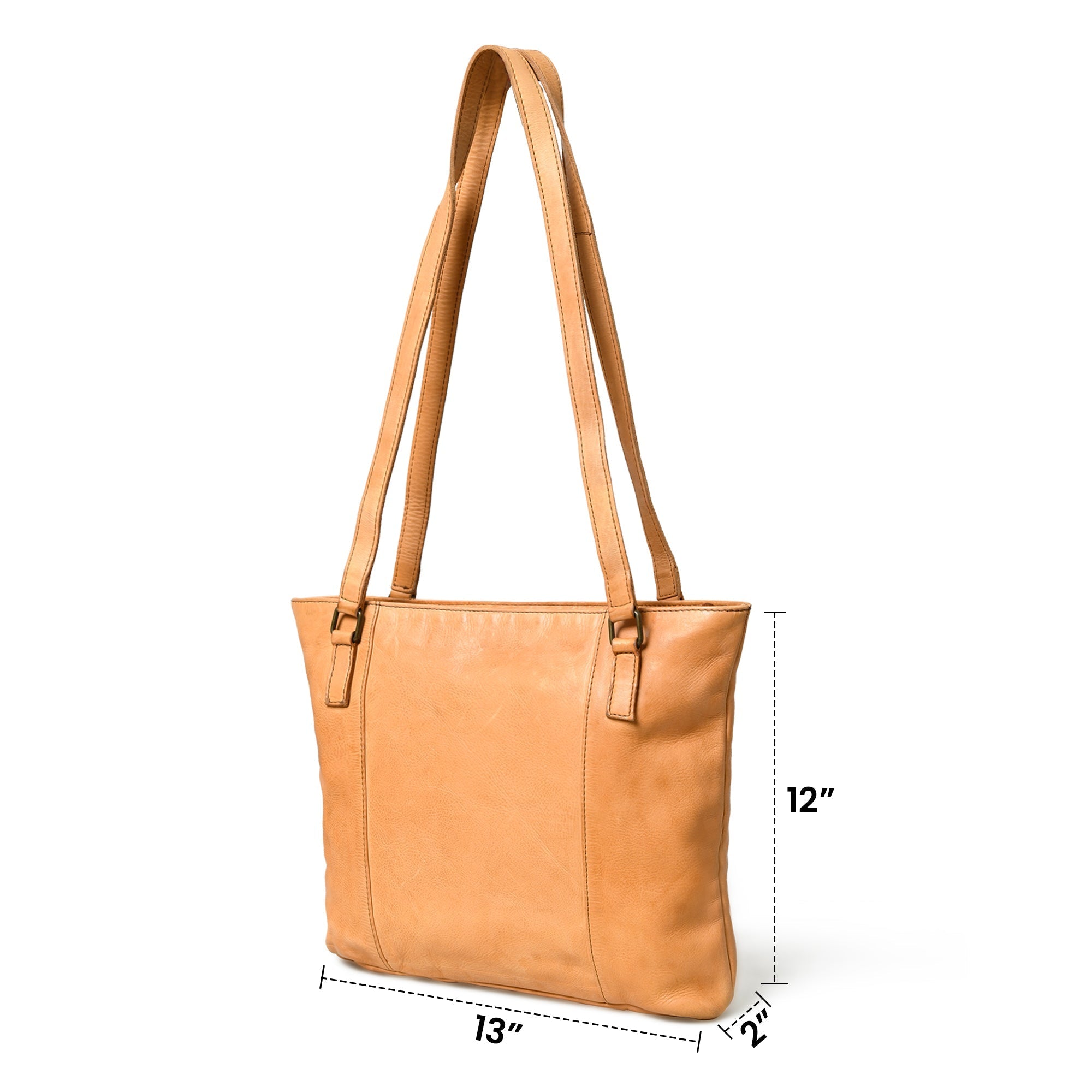 Everyday Elegance Shoulder Tote, Tan