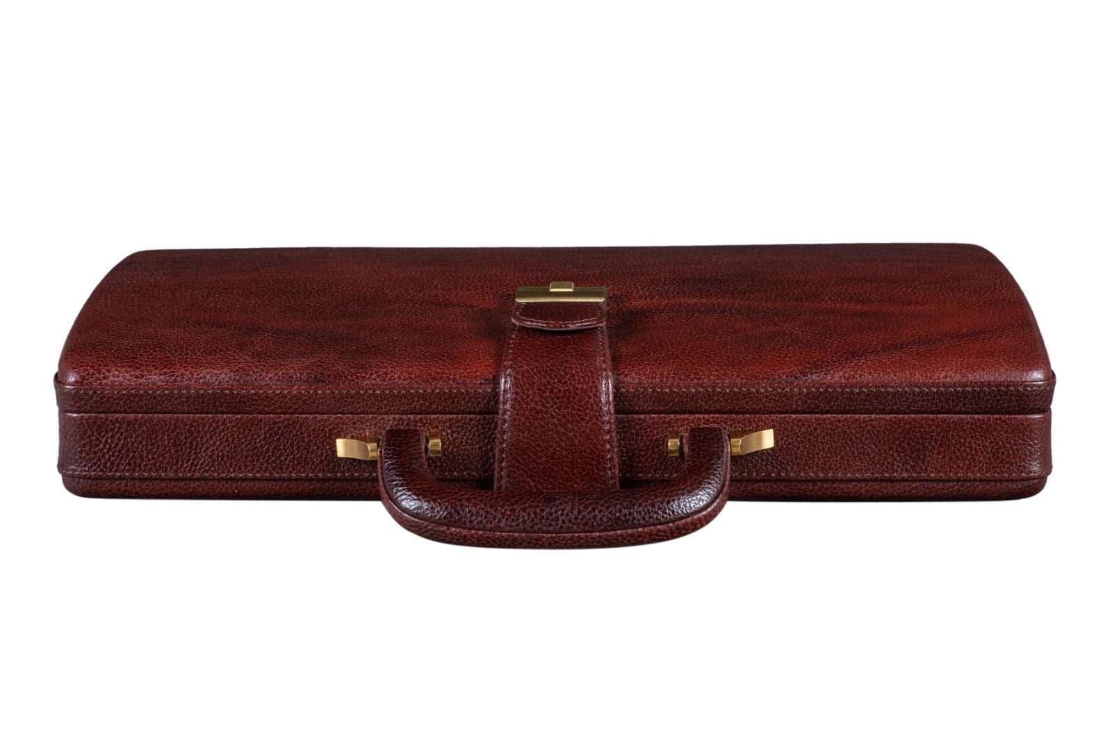 Executive Men's Leather Attache Briefcase