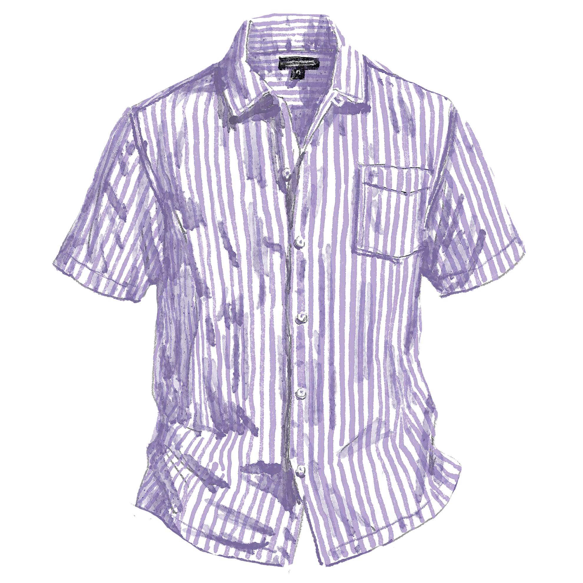 Faleron Bay Linen ShirtPurple