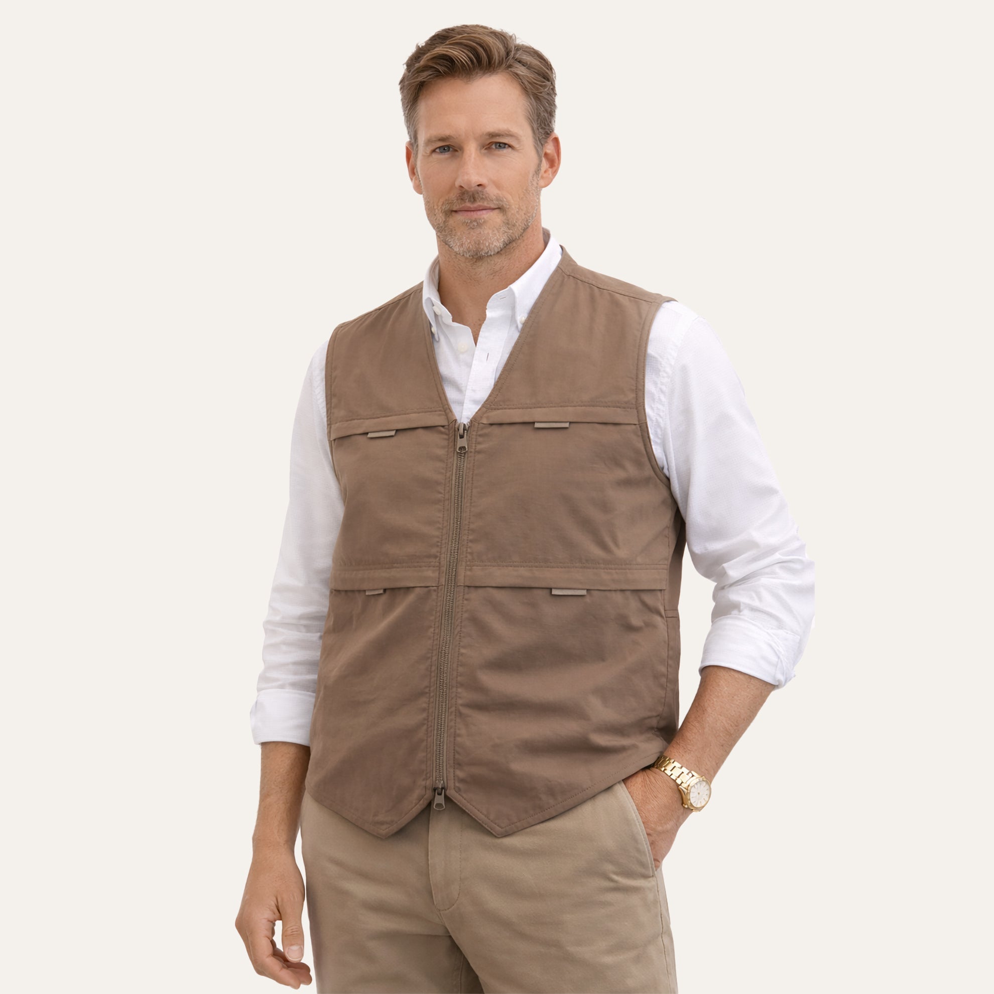 Featherweight Nylon Travel Vest - The J. Peterman Company