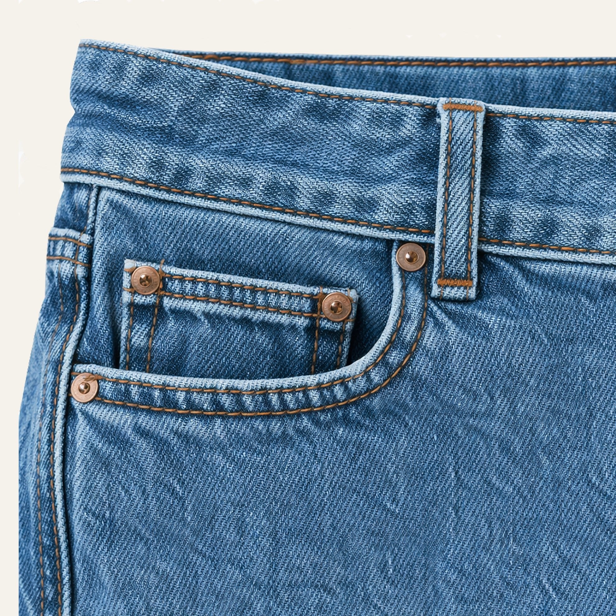 Five Pocket Denim Wide LegsDark Indigo