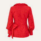 Flamenco Christmas BlouseChristmas Red